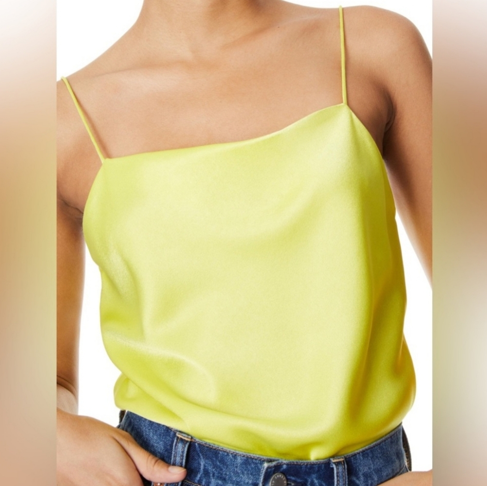 NWT Alice + Olivia Harmon Drapey Slip Tank - Picture 4 of 8
